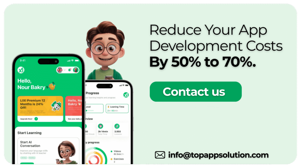 reduce your app development cost by 50% to 70%